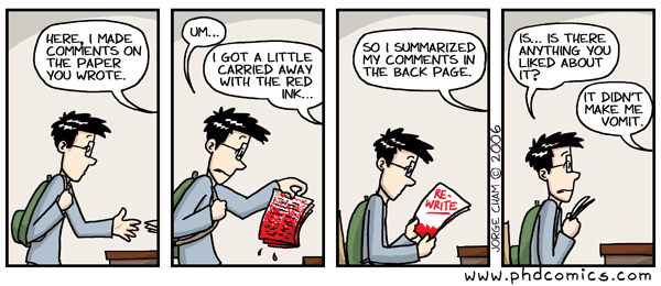 “Red ink” by Jorge Cham www.phdcomics.com