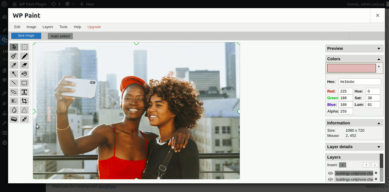learn how you can flip images on wordpress using wp paint, how to easily flip image in wordpress, flip image in wordpress