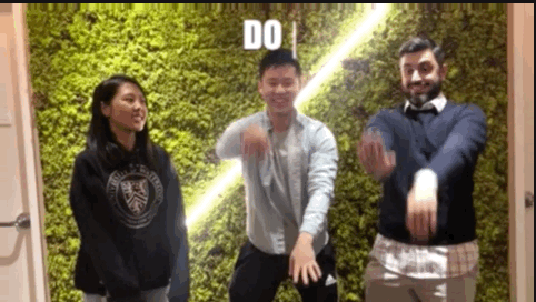 Vianna, Alan, and Lucas really happy with the resulting code quality of the project
