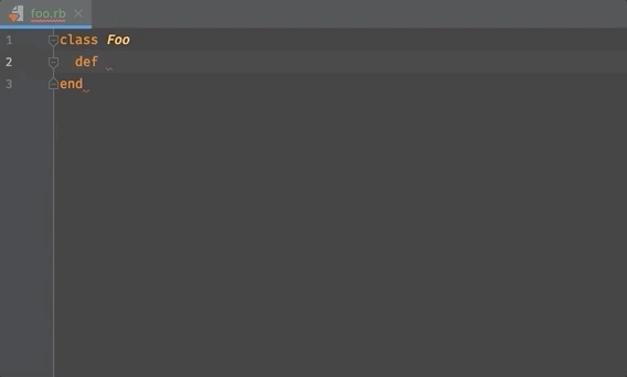Gif showing the list of suggested method names. It’s very long.