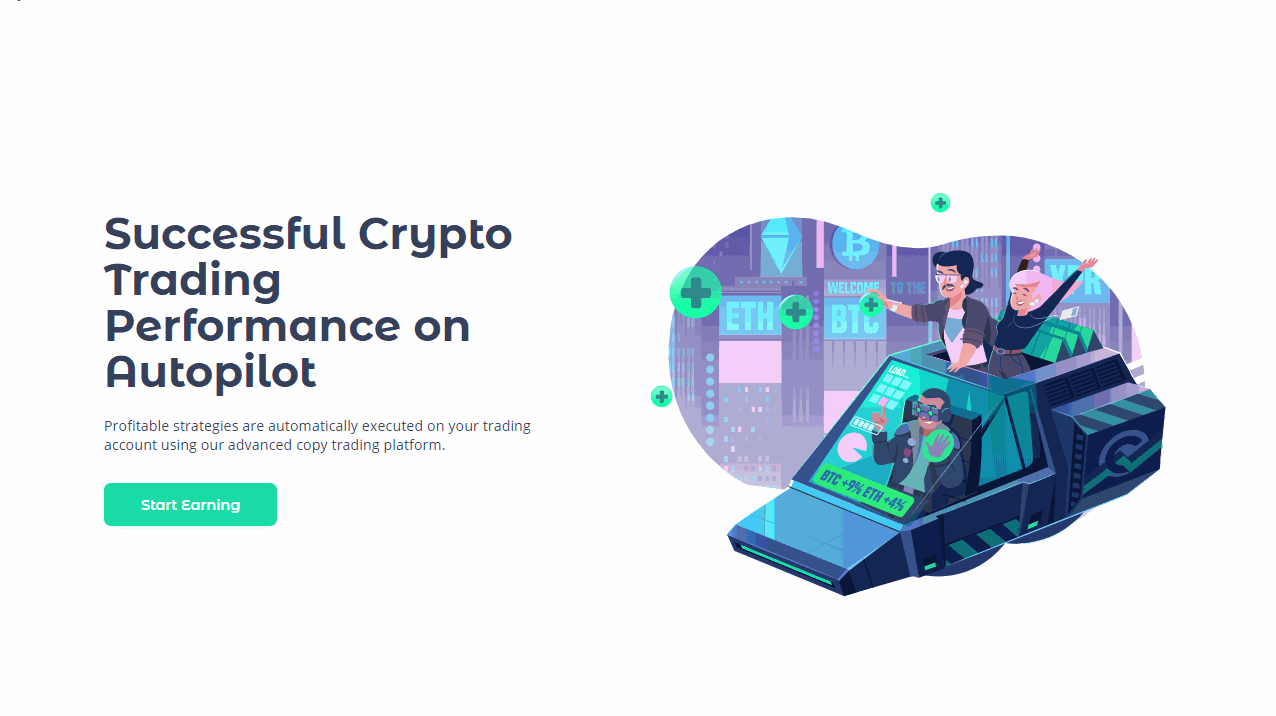 Coinmatics — crypto copy trading platform. Trade with the best.