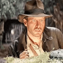 Indiana Jones going hmmmm