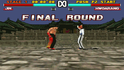Tekken fight animation.