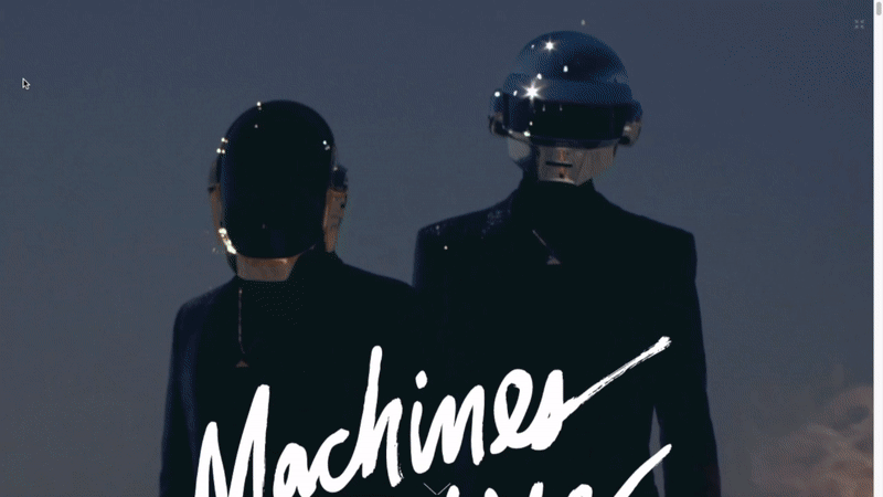 “Daft Punk”, an example of ‘mixed scrollytelling’ by Pitchfork
