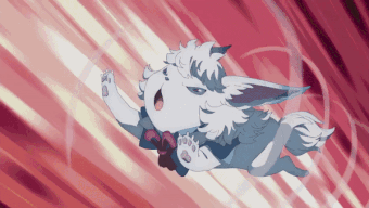 A small furry creature beats up a famous wizard