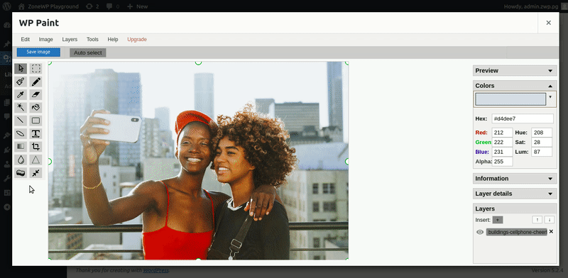 learn how to crop images on wordpress using wp paint plugin, easily crop images in wordpress, wordpress image editor plugin