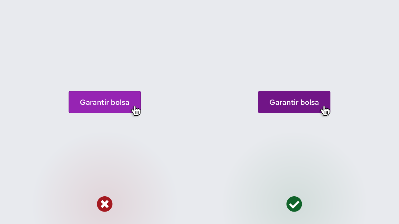 Com relação a interatividade, o botão se modifica visualmente com o mouseover
