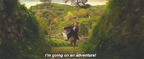 hobbit going on an adventure