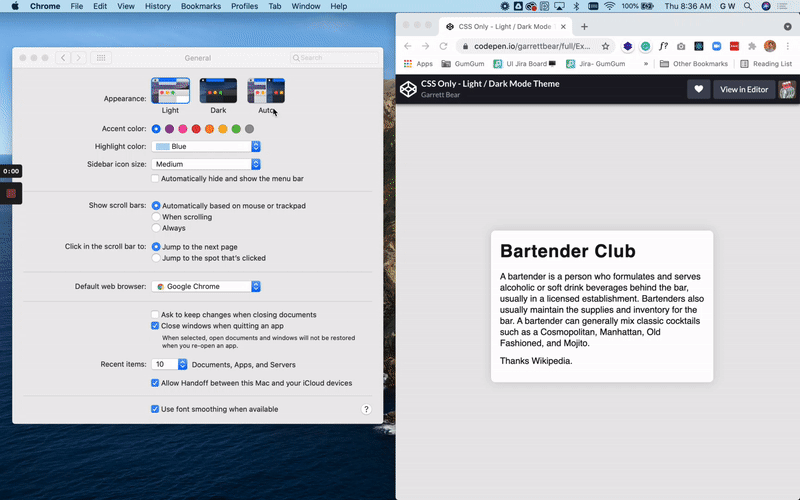Gif of changing the settings of your computer