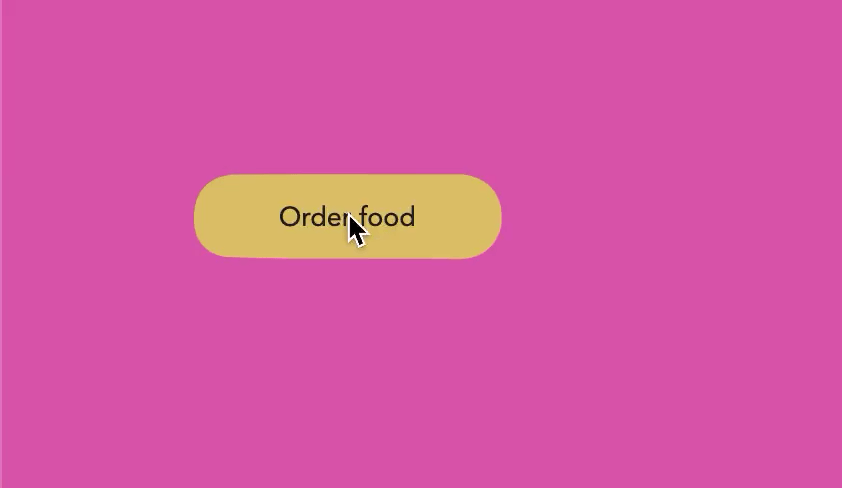 Animation of a hot dog being drawn. When complete, the drawing turns into an oblong with the words “Food ordered” on it.