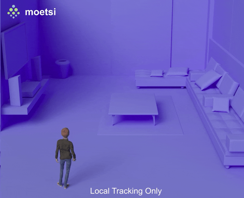 animated gif showing how virtual objects can seem to “move” due to drift