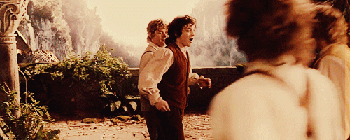 Hugging hobbits