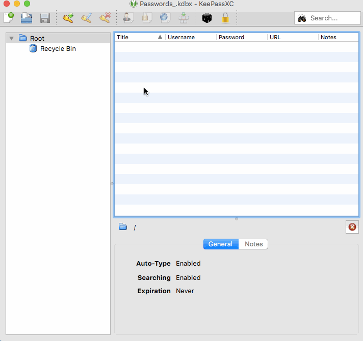 A user customizing a random password in KeePassXC’s password generator.