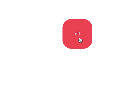 Toggling a button animation