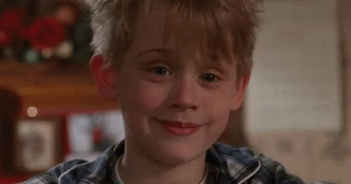 Macaulay Culkin in Home Alone.