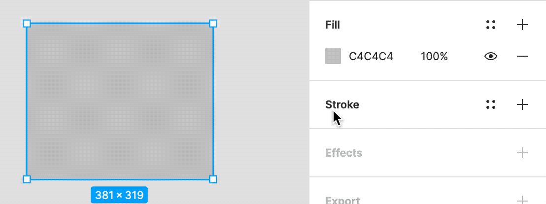Type in a fill color and get a hex value