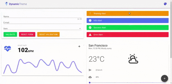 Change an Application’s Theme Dynamically in Vuetify.js