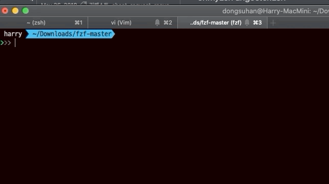 FZF로 ZSH 터미널 더 강력하게 사용하기