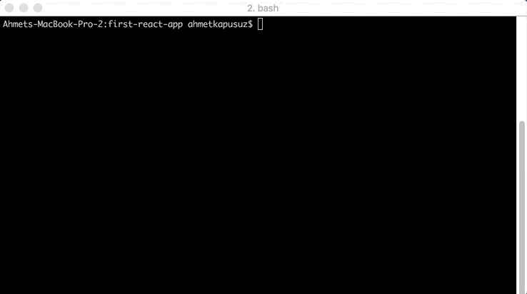 React Series-1: Create your first React Application | by Ahmet Kapusuz ...