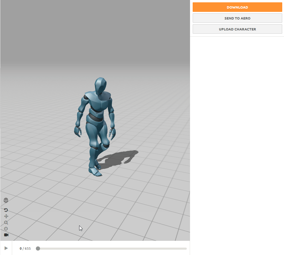 mixamo download rigged model