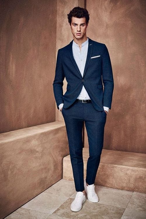 Formal Wear With White Sneakers Best 
