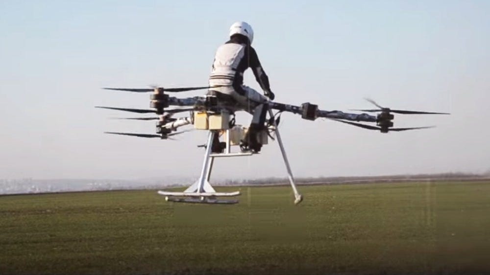 Personal manned drone Clearance