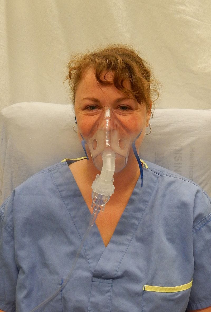 Administration of Methylene Blue in nebulized form