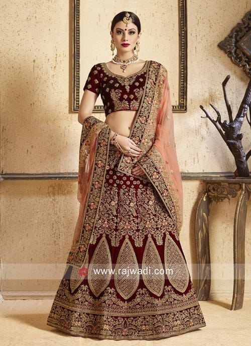 Stylish Ways To Drape A Dupatta On Lehenga Choli Rajwadi Medium
