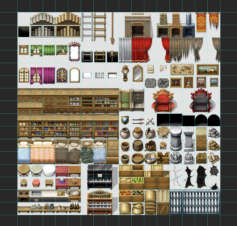 Bot S Guide To Custom Art In Rpgmaker Mv Understanding Tilesets By Alex The Bot Medium