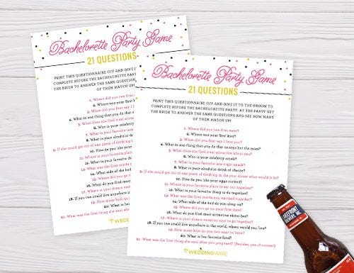 Most Popular Bachelorette Party Games In 18 By Olga Reznikova Medium
