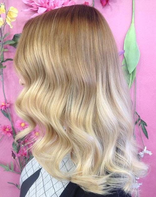 Blonde Ombre Hair To Charge Your Look With Radiance By Synthetic Lace Wigs Medium
