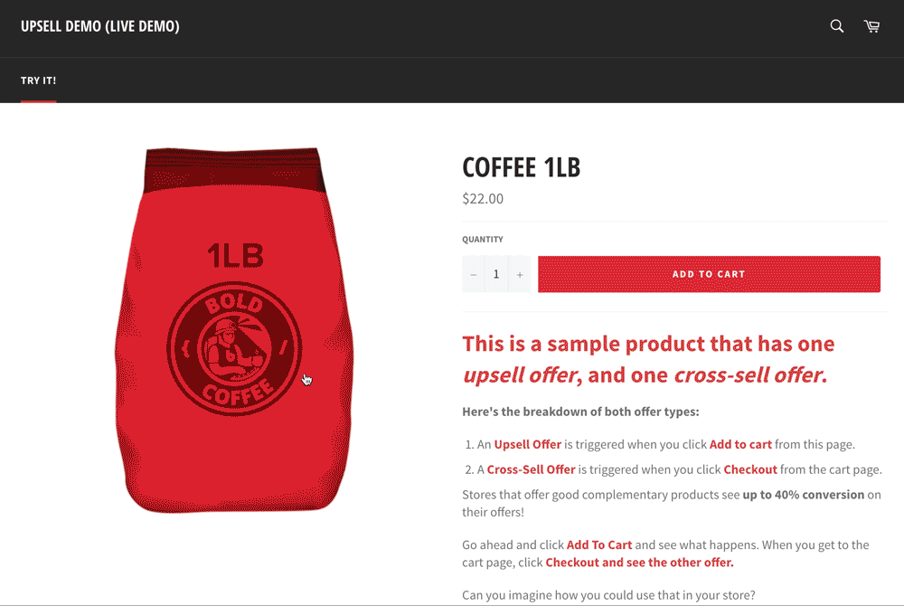 How To Add A One Click Upsell To Shopify In 10 Minutes Or Less By Bold Commerce Medium