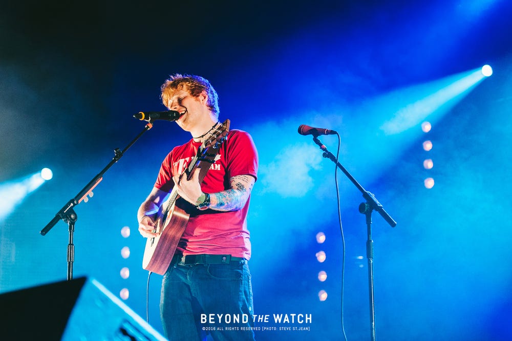 TBT: Ed Sheeran @ TD Echo Beach | by Steve St. Jean | Beyond The Watch |  Medium