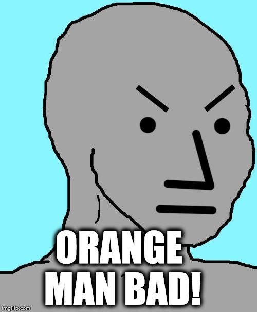orange man bad | by Maxine Cox | Medium