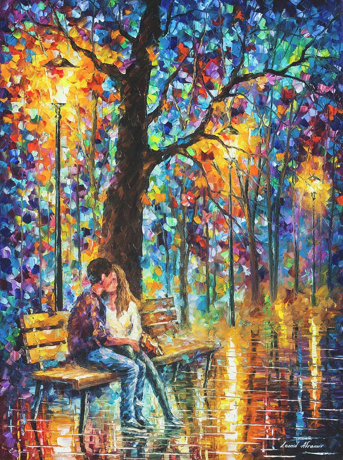 “Recollection of the Past” by Leonid Afremov | by Hana Cornejo | Medium