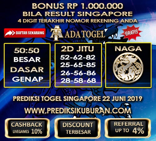 11+ Prediksi Angka Main Sgp Hari Ini Sabtu