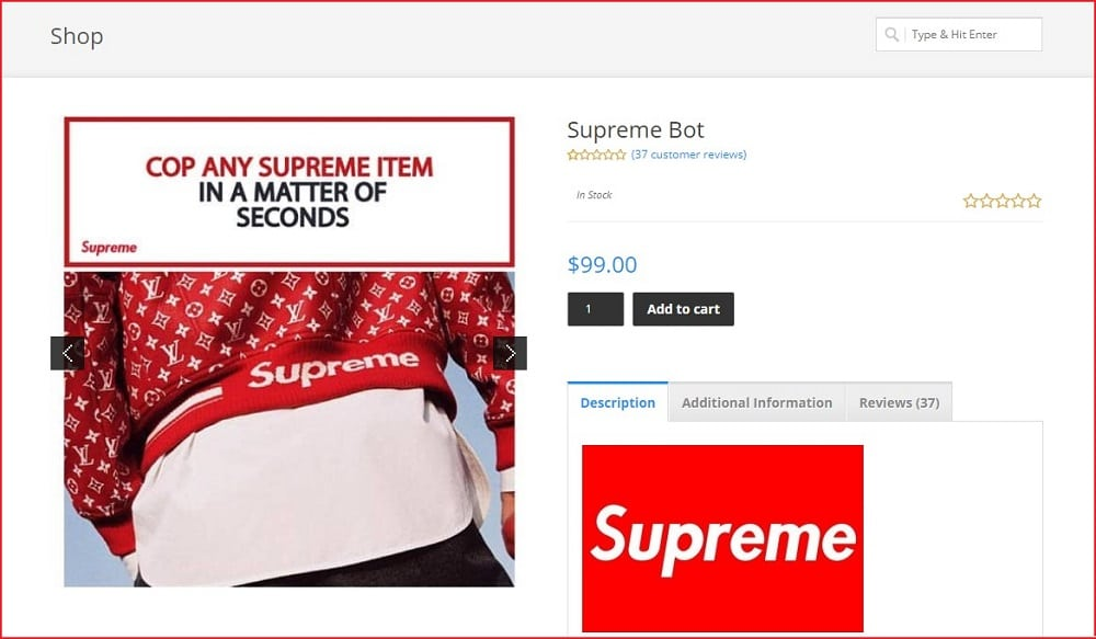 supreme blue jean jacket