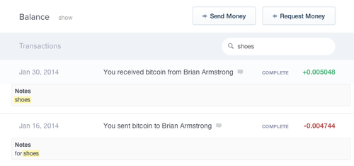 Searching Your Bitcoin Transaction History The Coinbase Blog - 