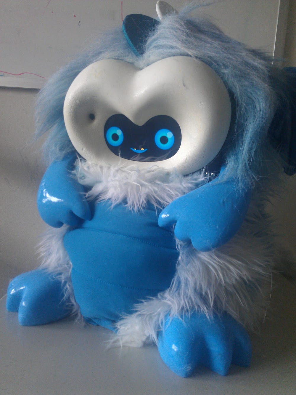 fluffy robot