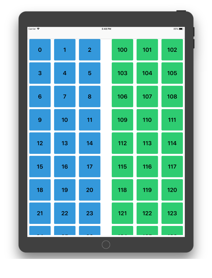 Blink uicollectionview reloaddata swift reload