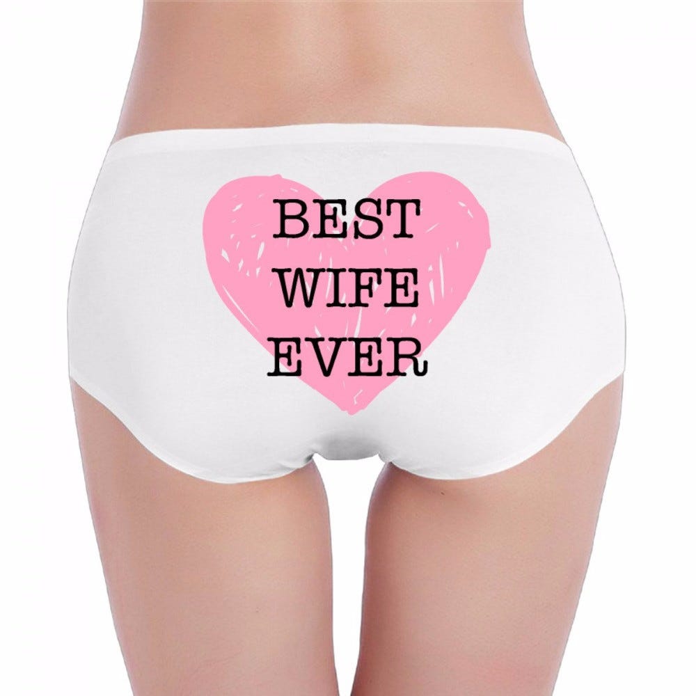 Cute Pink Heart Sexy Cotton Underwear image