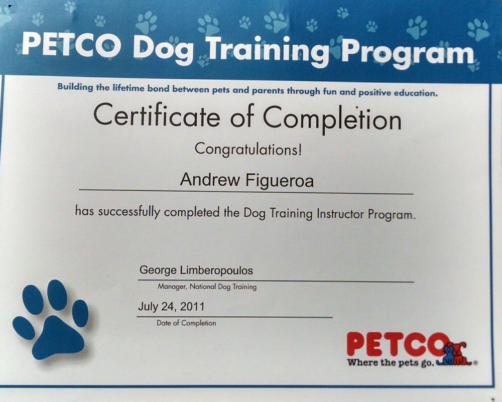 petco puppy training