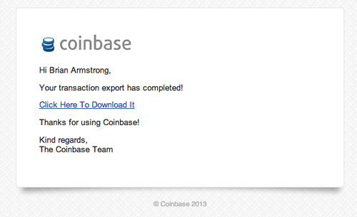 You Can Now Export Your Transaction History | by Coinbase ...