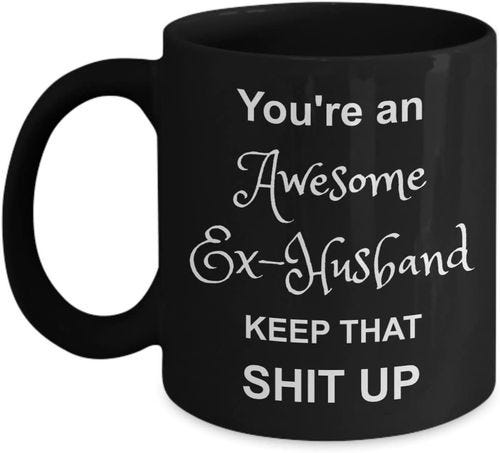 Funny Black Gag Novelty Coffee Mug