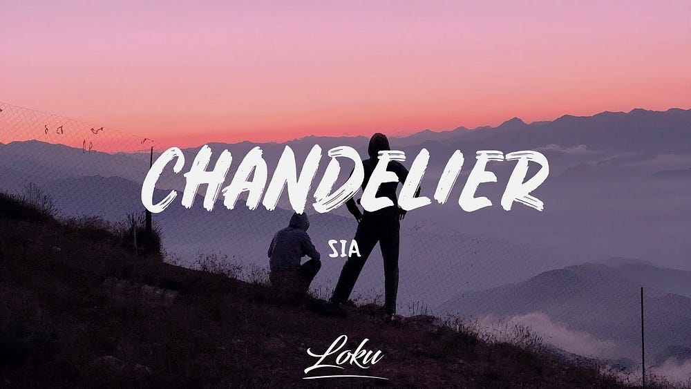 Sia Chandelier Lyrics Sia Lyrics By Eric John Medium