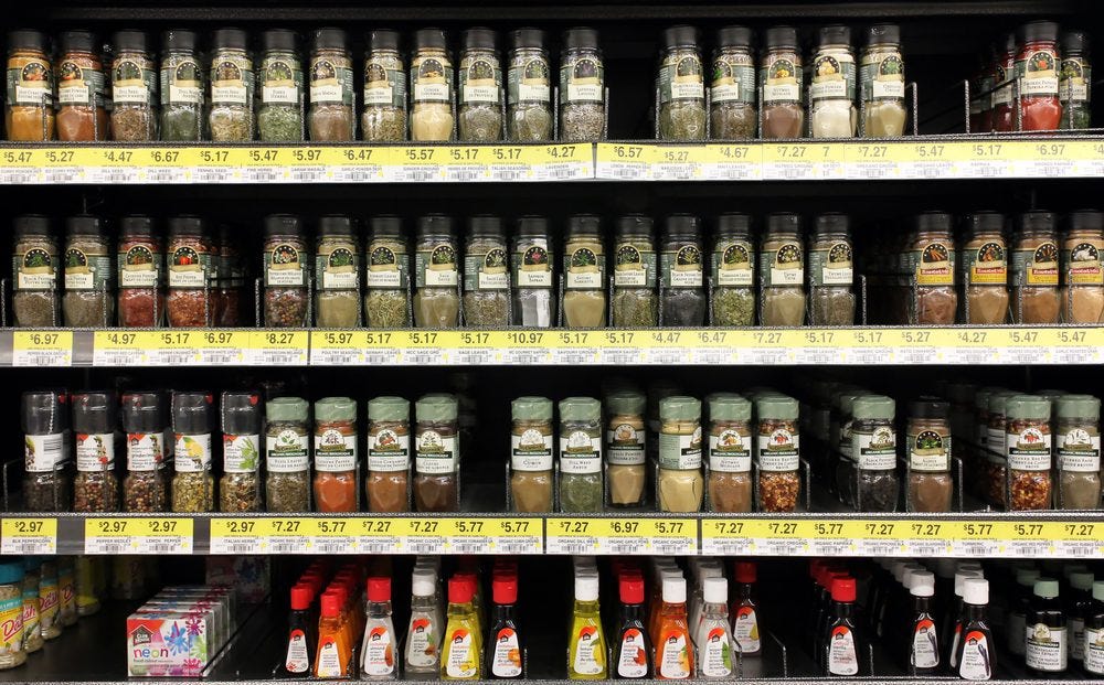 The spices aisle design at the grocery store by Rachel Fang Medium