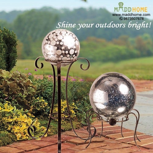 How to Decorate Your Garden with Gazing Balls by MaddHome Medium