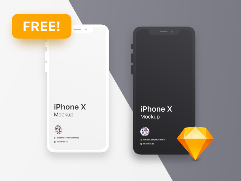 Download 20 Free iPhone X Mockups PSD, Sketch — 2019 - UX Planet