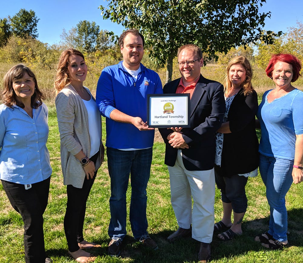 Hartland Recognized for Going Greener by Hartland Township Medium