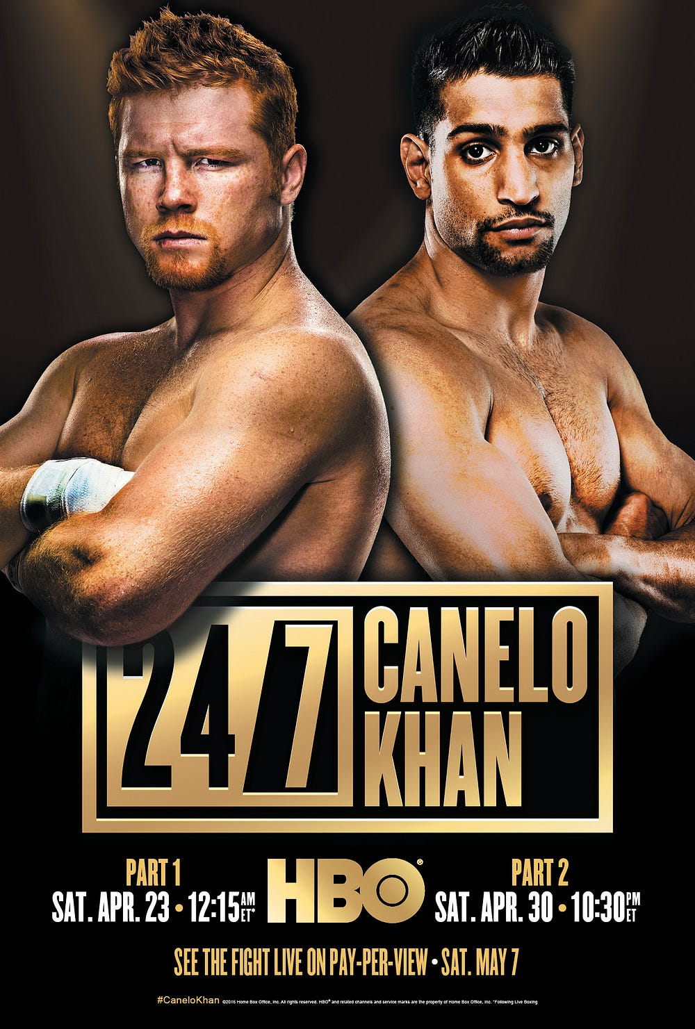 HBO SPORTS’ 24/7 CANELO/KHAN, A BEHIND-THE-SCENES SERIES LEADING UP TO